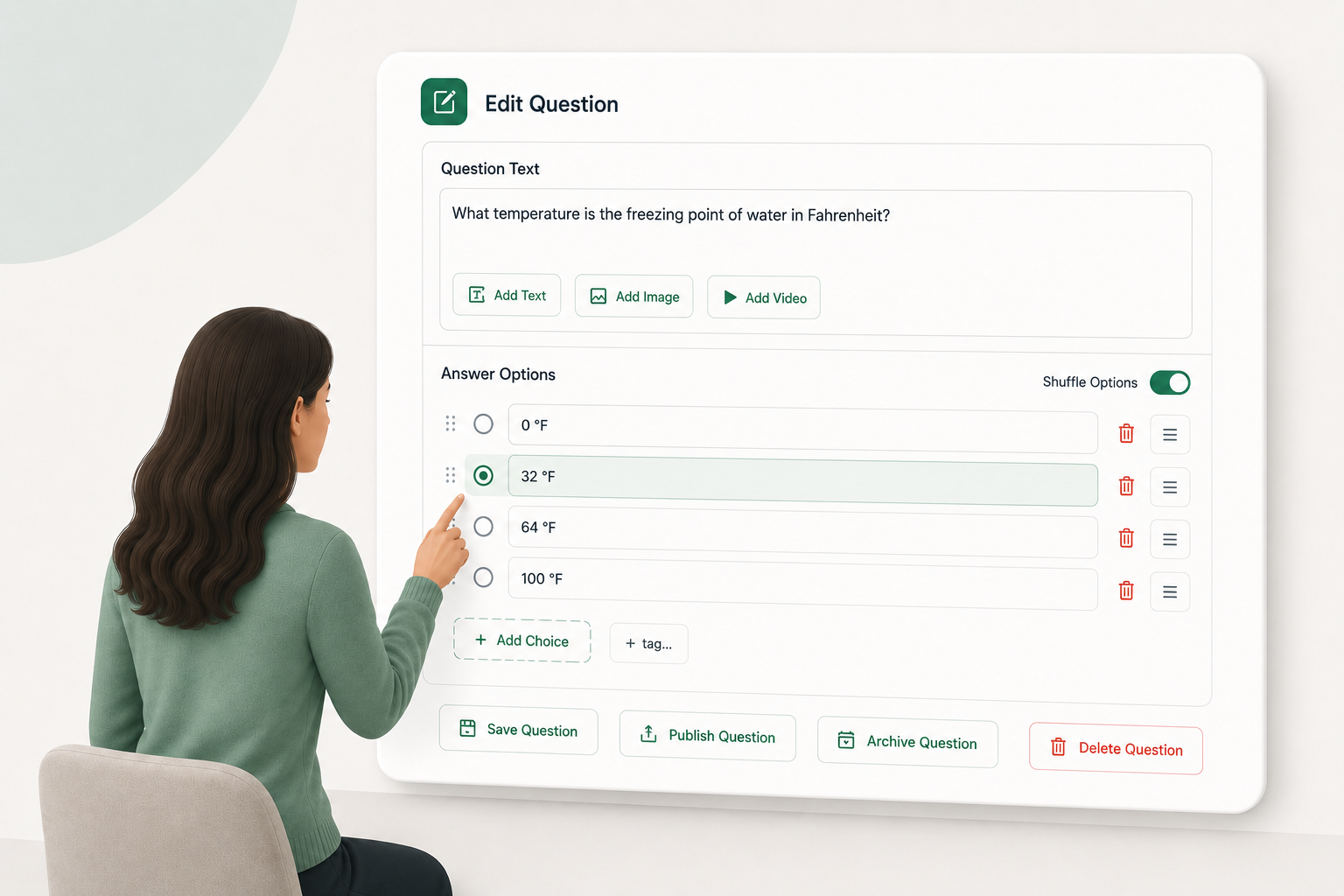 Question editor in Yerbu